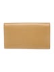 Yves Saint Laurent Leather Logo Clutch