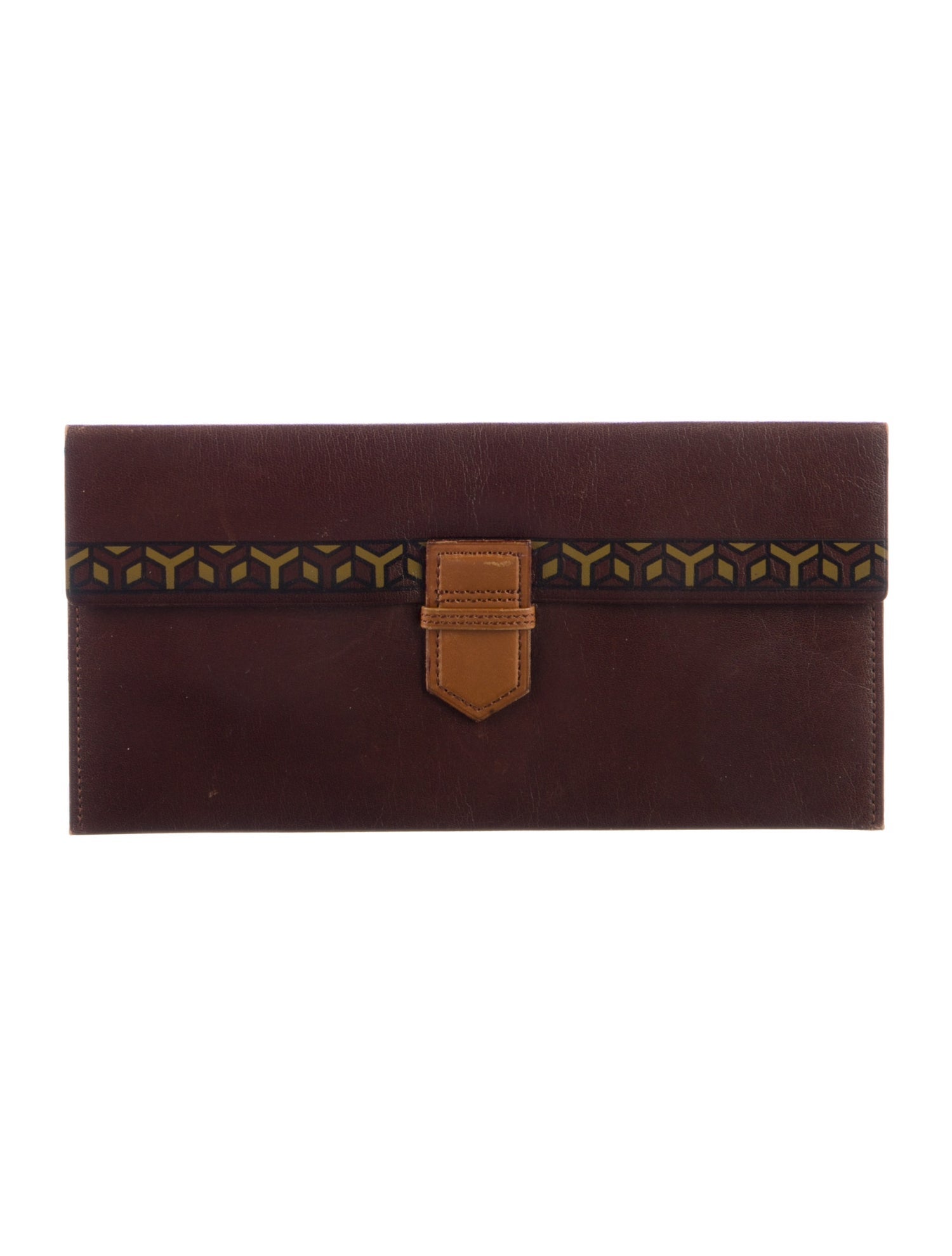 Yves Saint Laurent Leather Printed Wallet