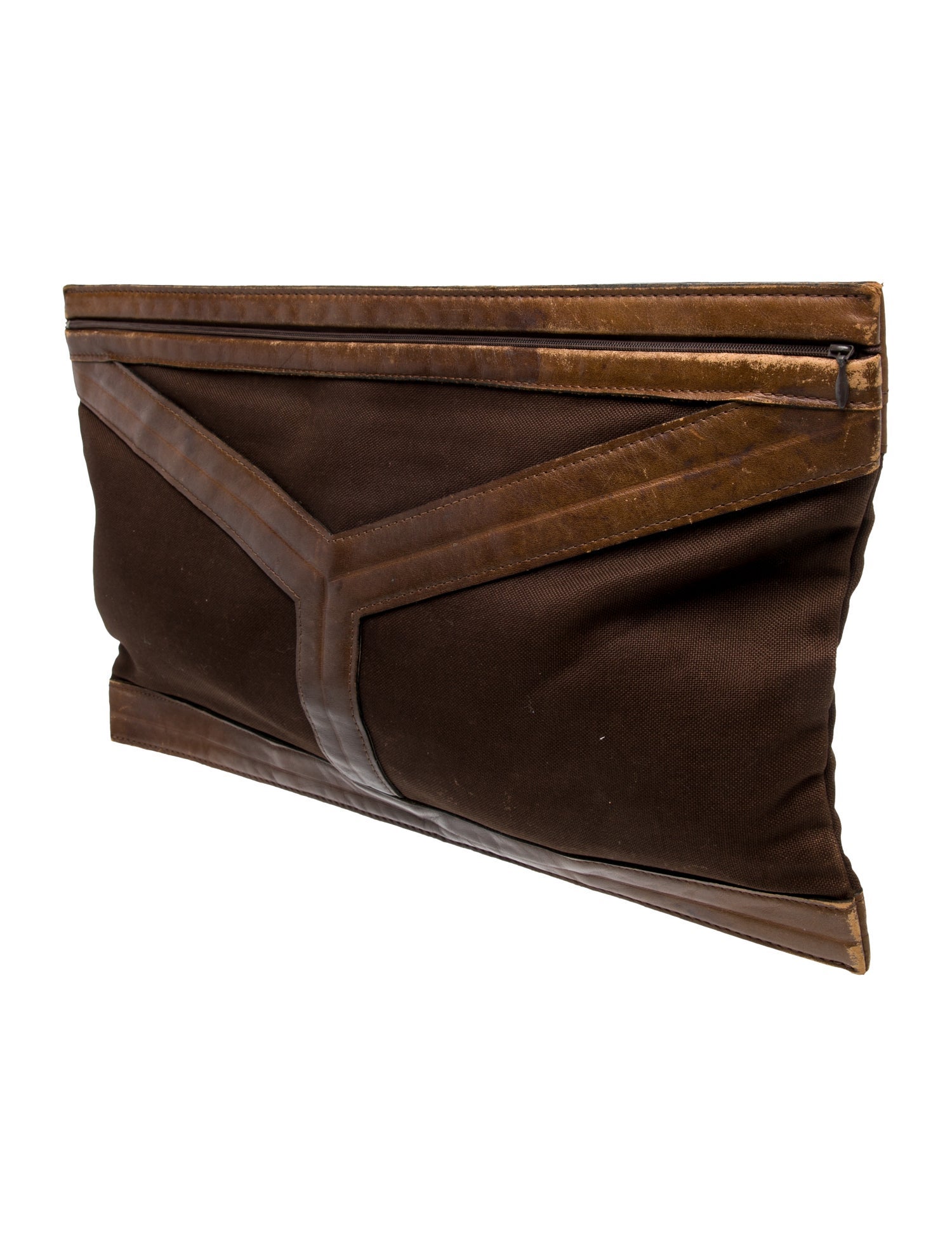 Yves Saint Laurent Canvas Clutch Vintage