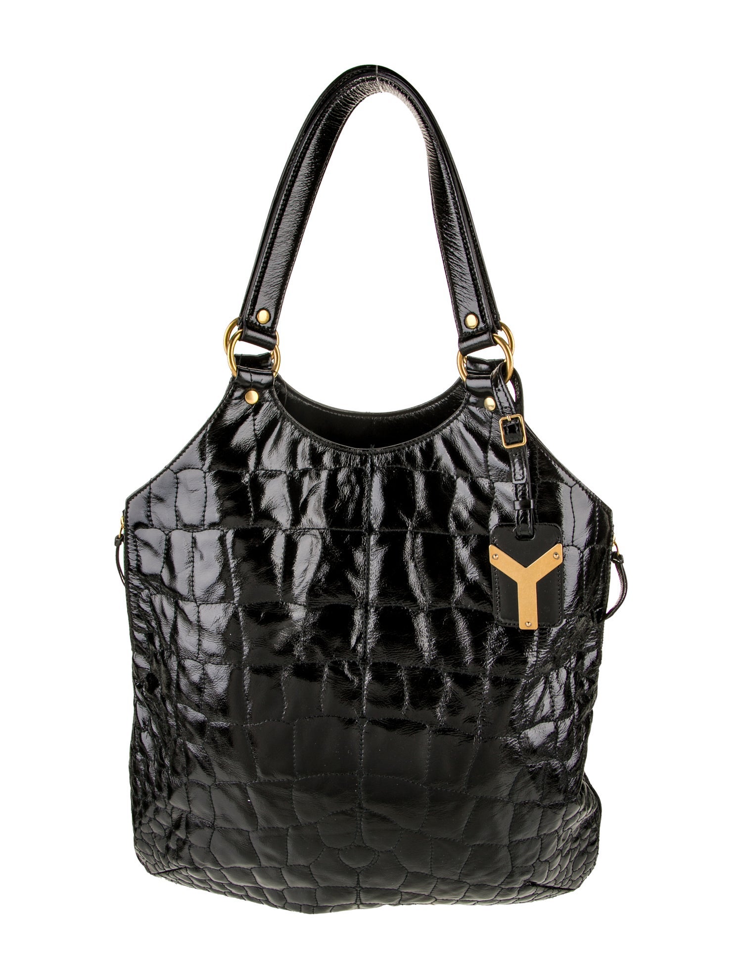 Yves Saint Laurent Patent Leather Shoulder Bag