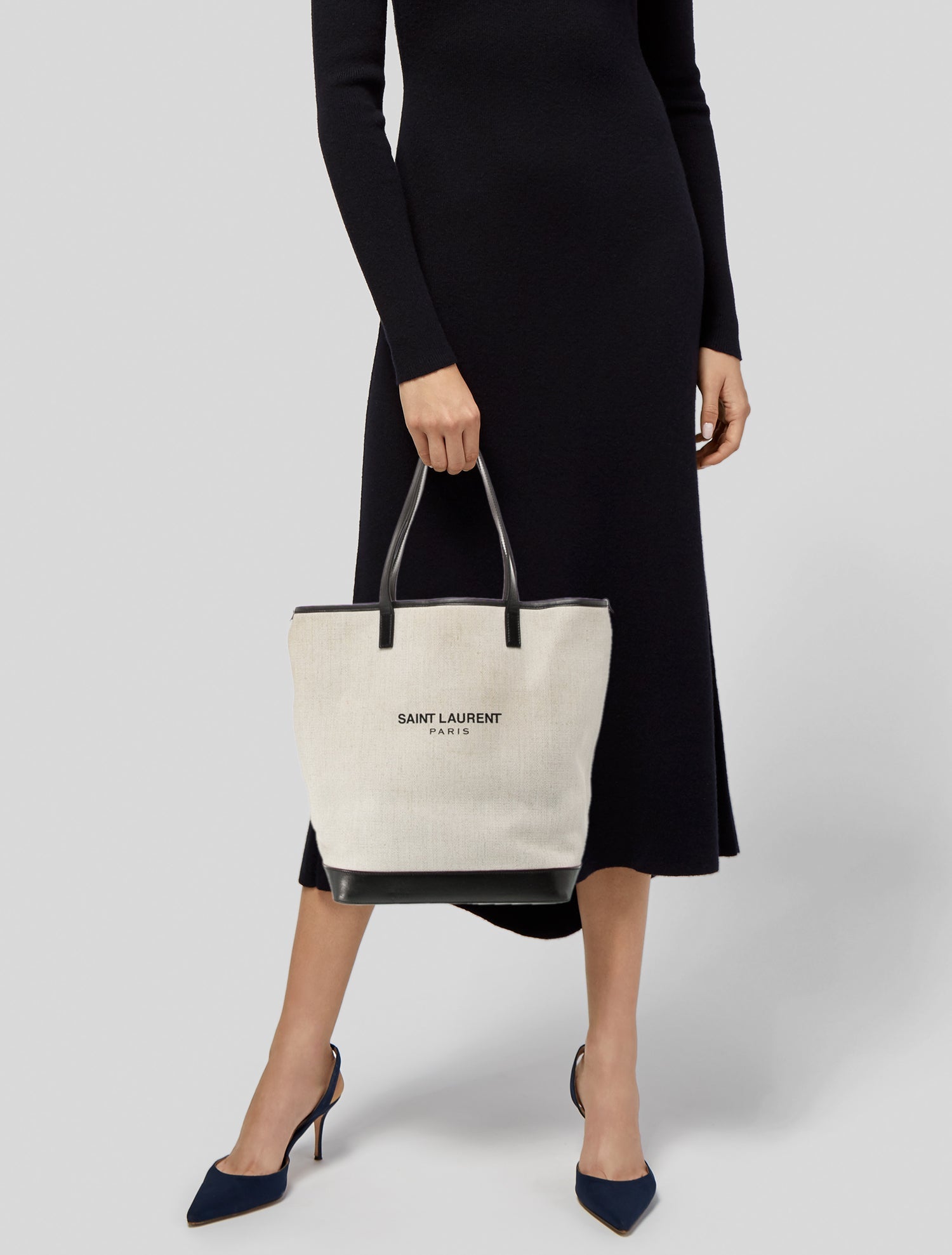 Saint Laurent Canvas Tote