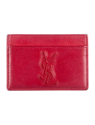 Yves Saint Laurent Leather Card Holder