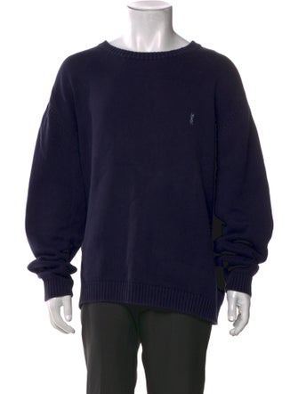 Yves Saint Laurent Crew Neck Long Sleeve Pullover