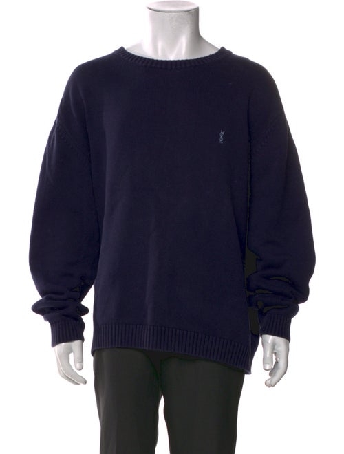 Yves Saint Laurent Crew Neck Long Sleeve Pullover