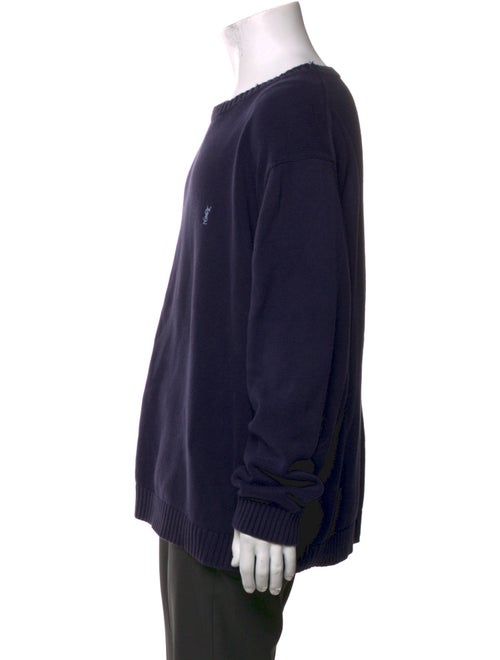 Yves Saint Laurent Crew Neck Long Sleeve Pullover