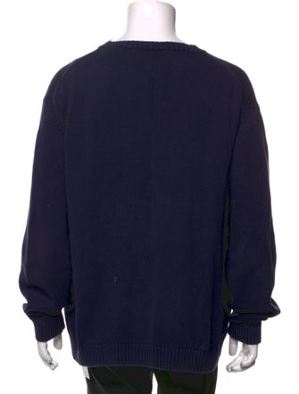 Yves Saint Laurent Crew Neck Long Sleeve Pullover