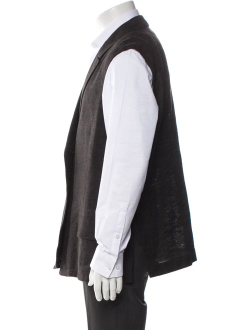 Yves Saint Laurent Late 2000's - Early 2010's Linen Vest