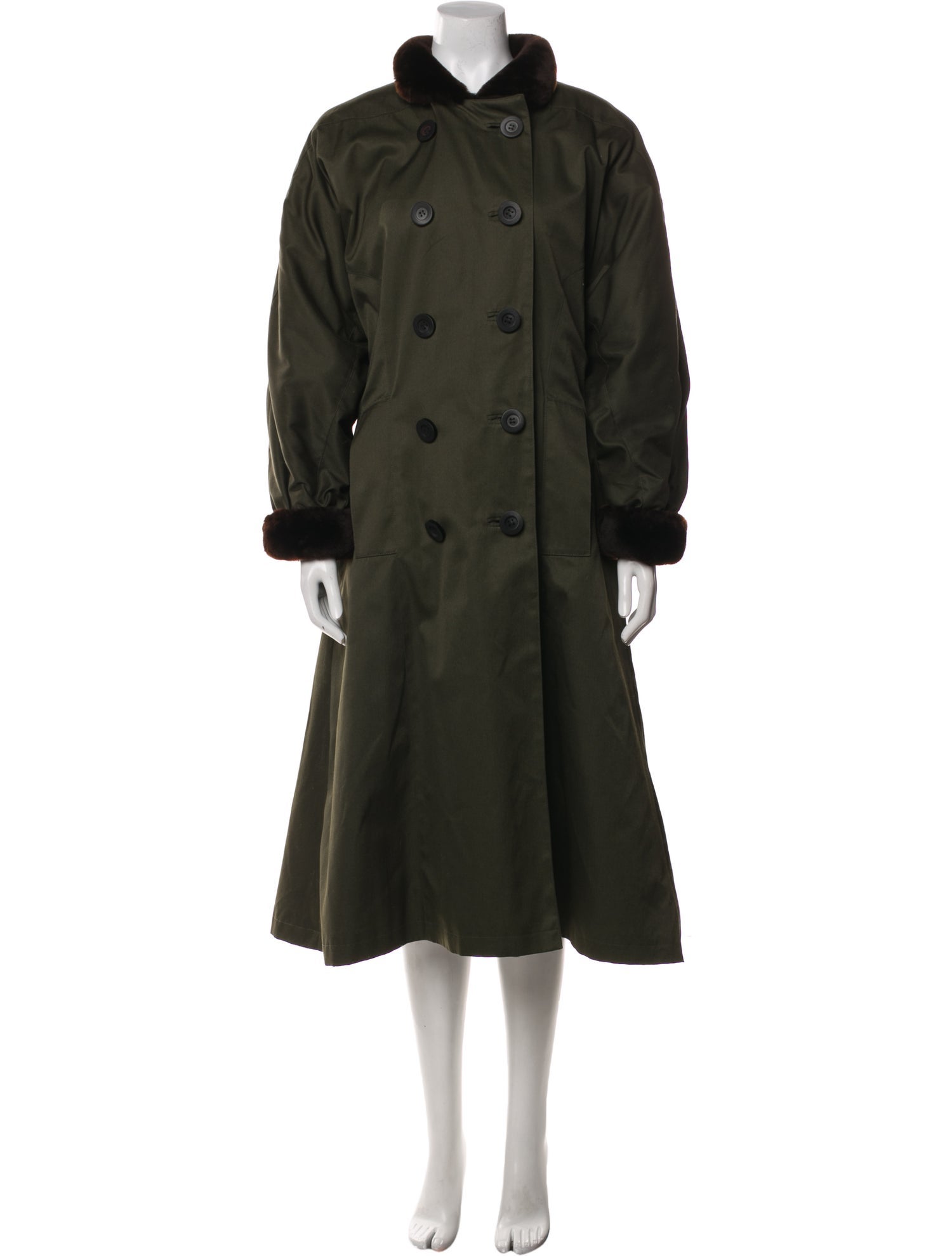 Yves Saint Laurent Vintage 1980's Fur Coat