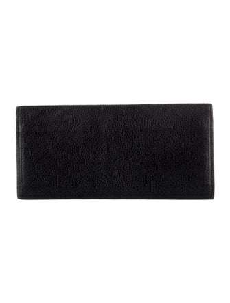 Yves Saint Laurent Leather Continental Wallet