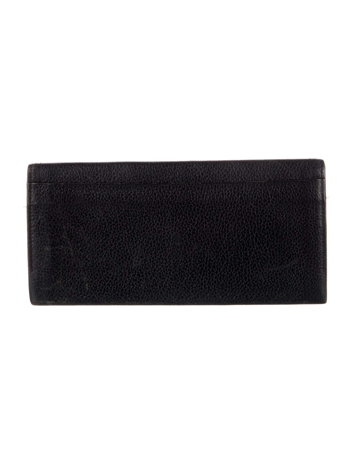 Yves Saint Laurent Leather Continental Wallet