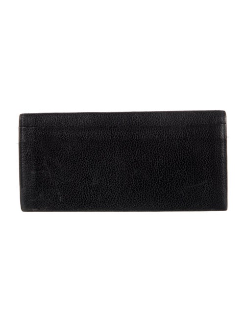 Yves Saint Laurent Leather Continental Wallet