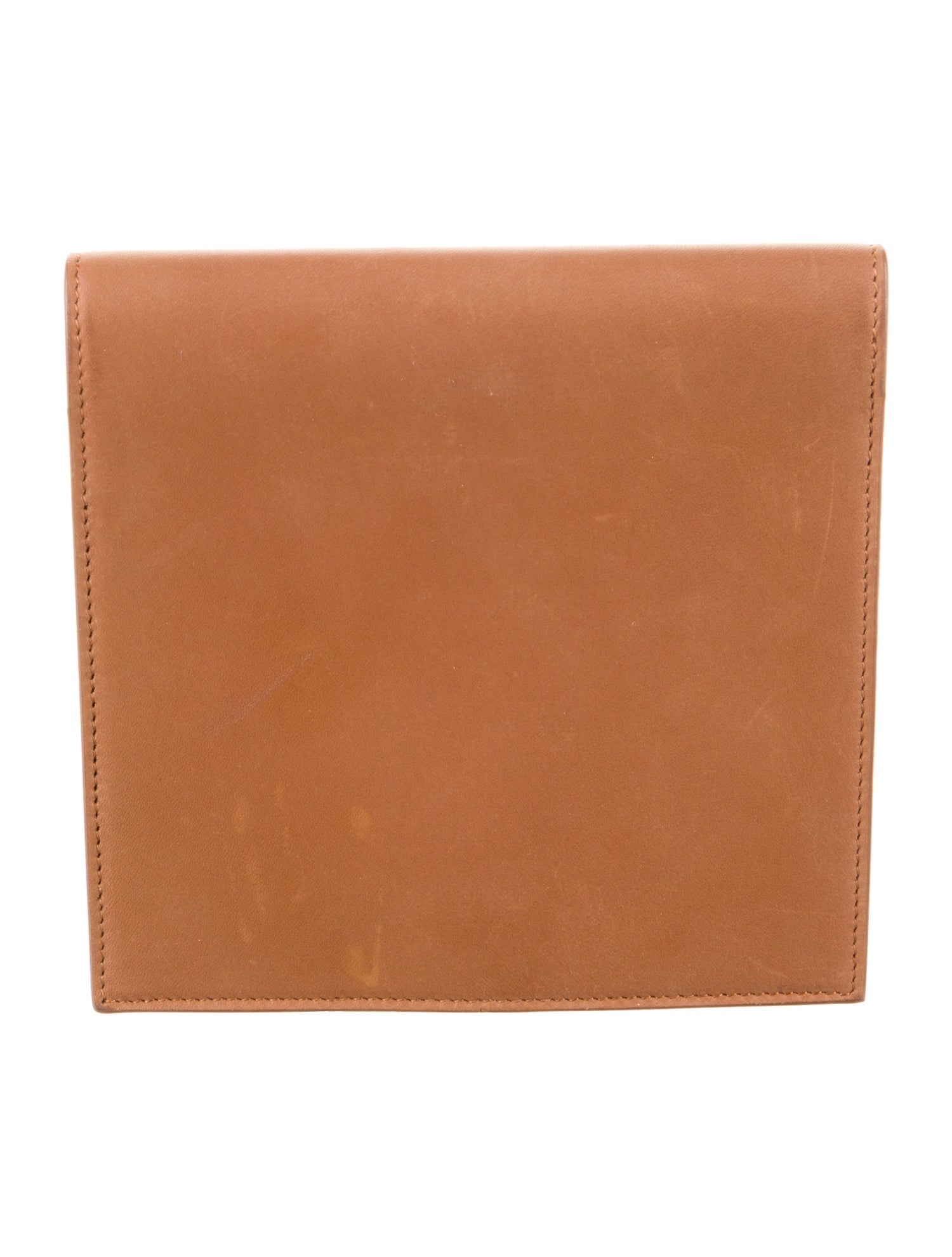 Yves Saint Laurent Leather Printed Bifold Wallet