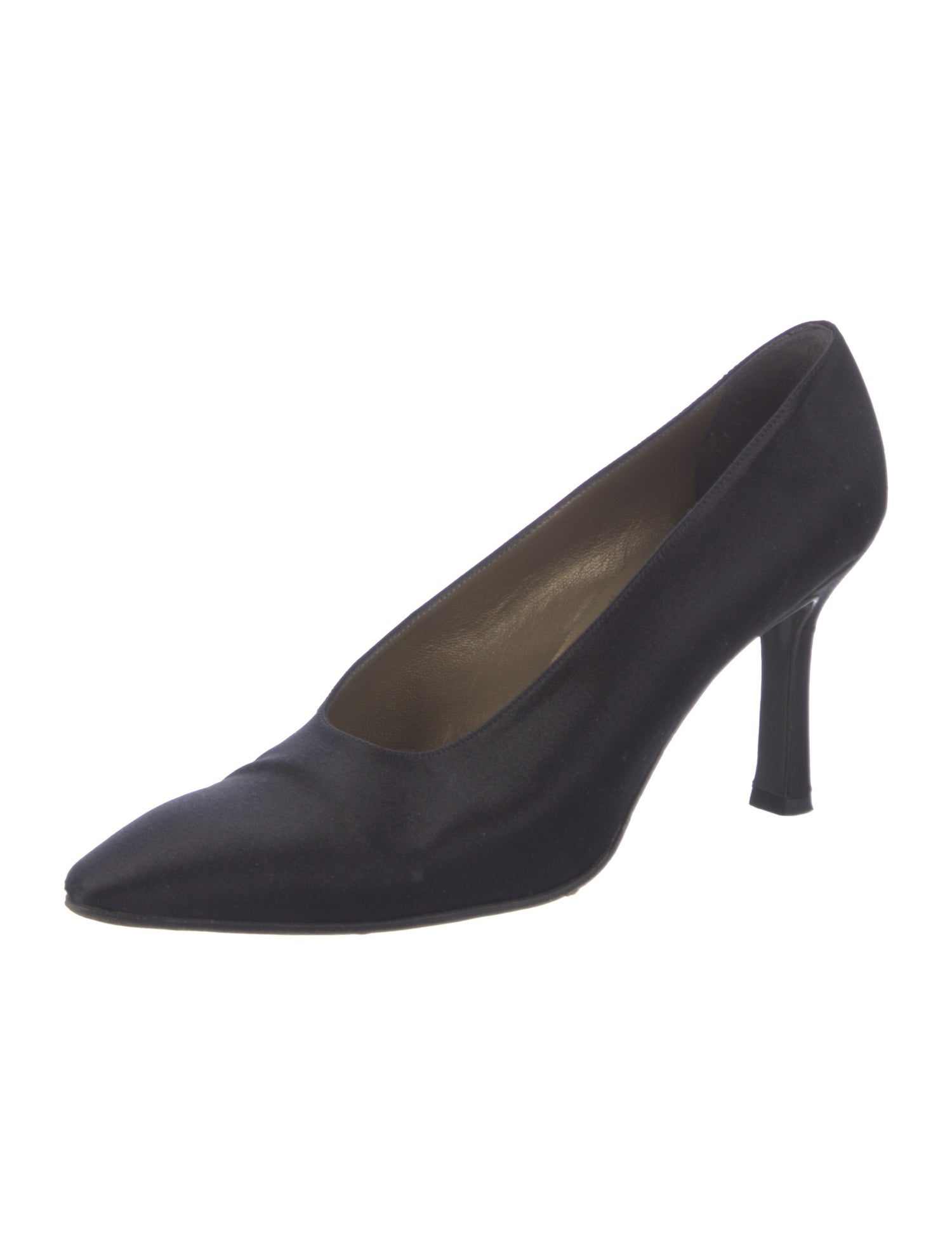 Yves Saint Laurent Vintage Satin Pumps