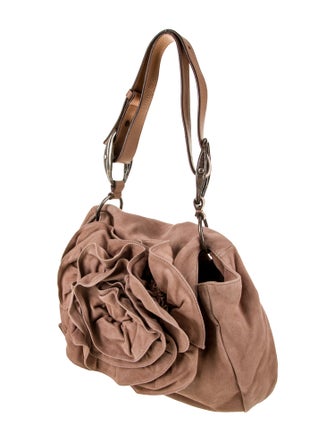 Yves Saint Laurent Rive Gauche Suede Saint Laurent Nadja