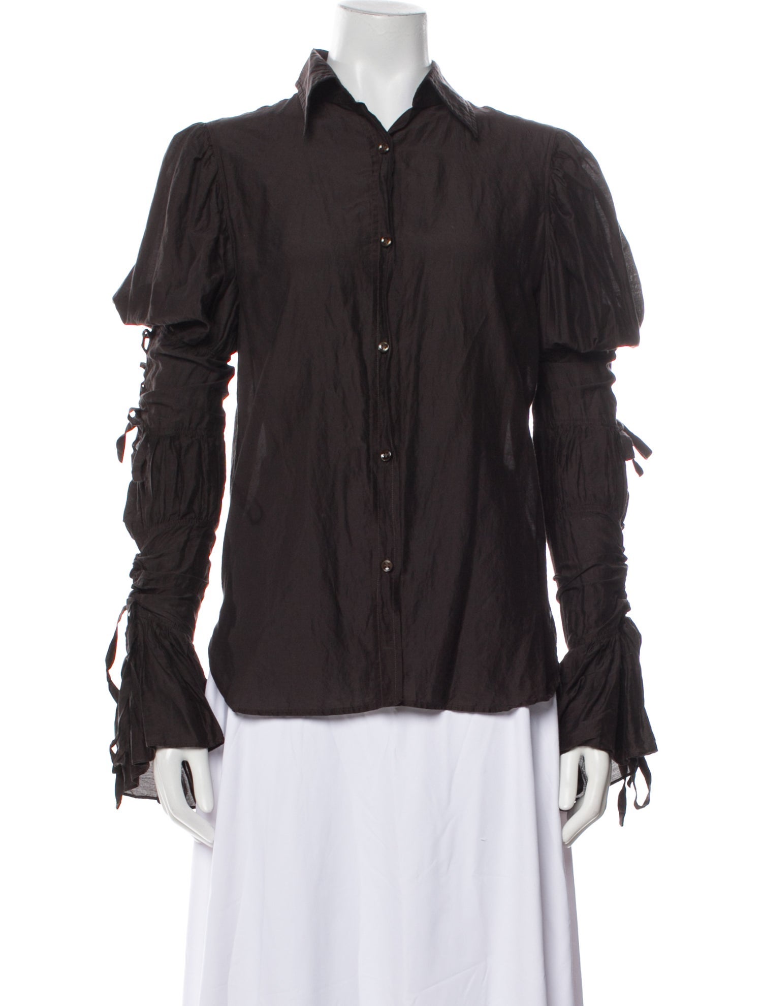 Yves Saint Laurent Rive Gauche Vintage 2001 Button-Up Top