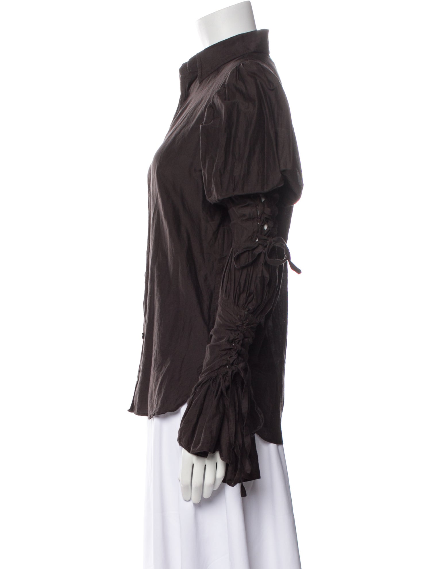 Yves Saint Laurent Rive Gauche Vintage 2001 Button-Up Top