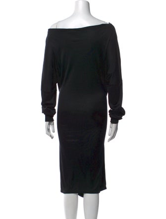 Yves Saint Laurent Rive Gauche Vintage Midi Length Dress