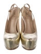 Yves Saint Laurent Leather Slingback Pumps