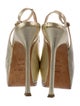 Yves Saint Laurent Leather Slingback Pumps