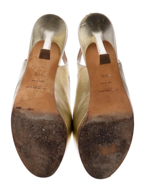 Yves Saint Laurent Leather Slingback Pumps