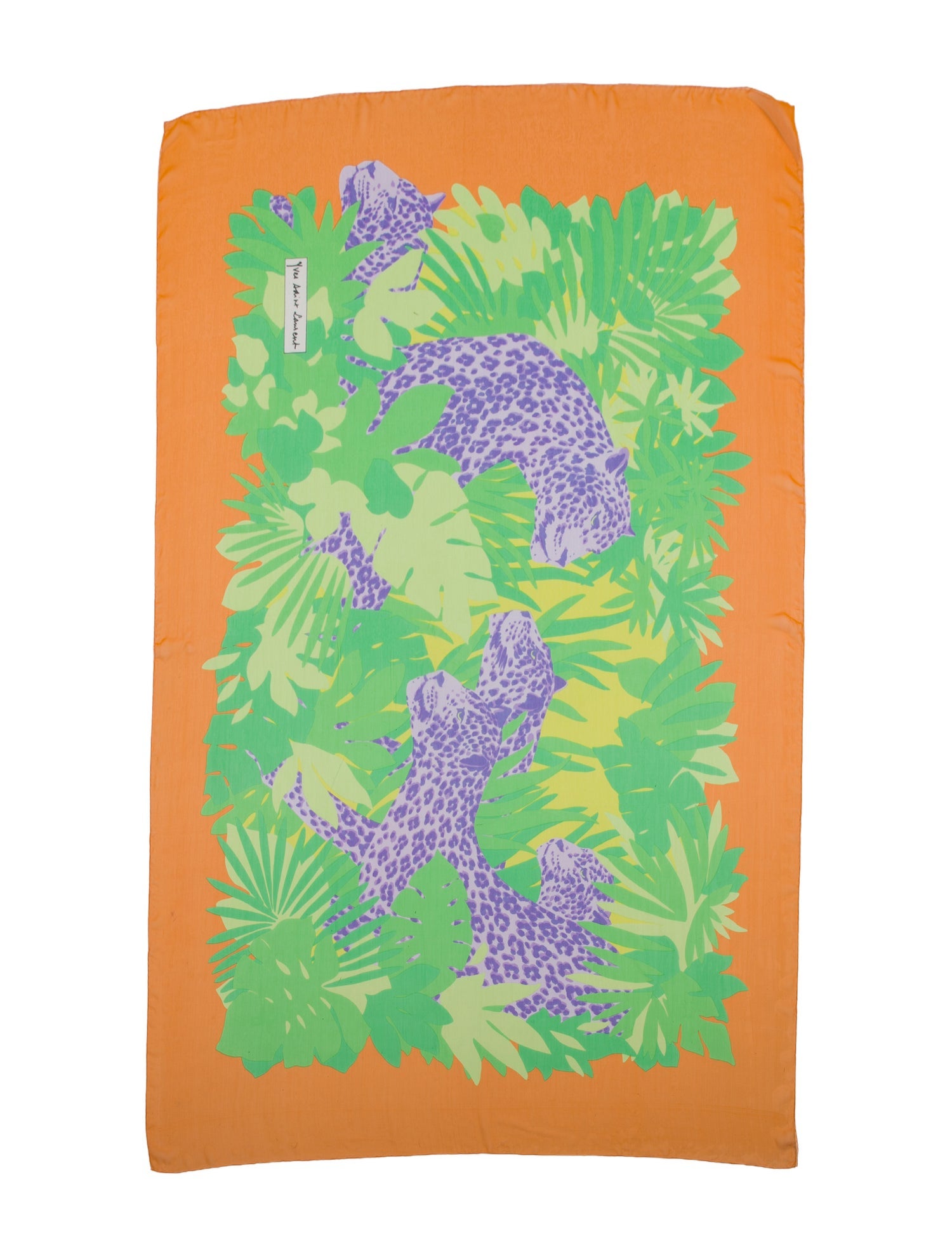 Yves Saint Laurent Silk Printed Scarf