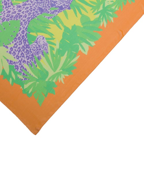 Yves Saint Laurent Silk Printed Scarf