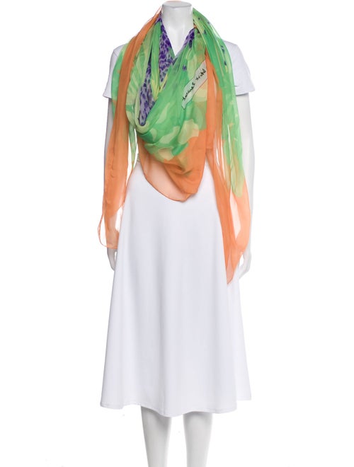 Yves Saint Laurent Silk Printed Scarf