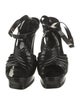 Yves Saint Laurent PVC Slingback Sandals