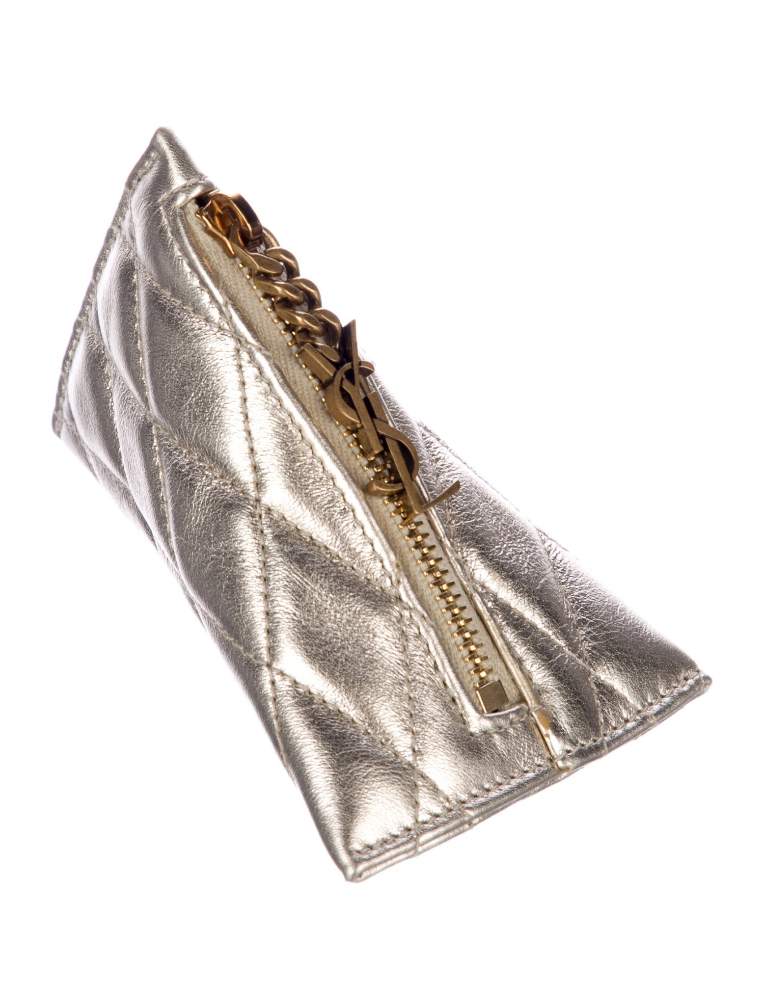 Saint Laurent Coin Pouch Leather Wallet