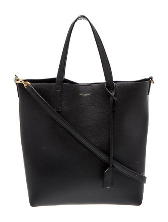 Saint Laurent Leather Bucket Bag North South
