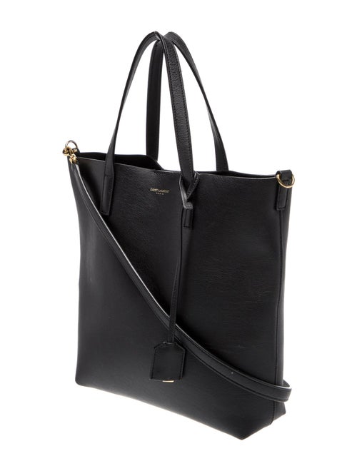 Saint Laurent Leather Bucket Bag North South