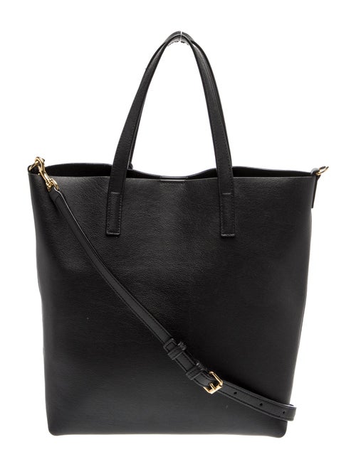 Saint Laurent Leather Bucket Bag North South