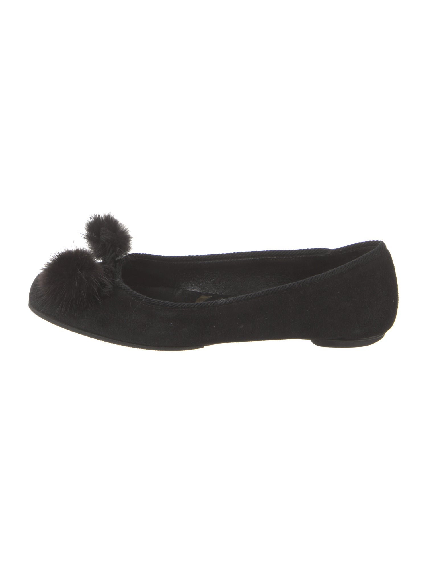 Yves Saint Laurent Suede Flats