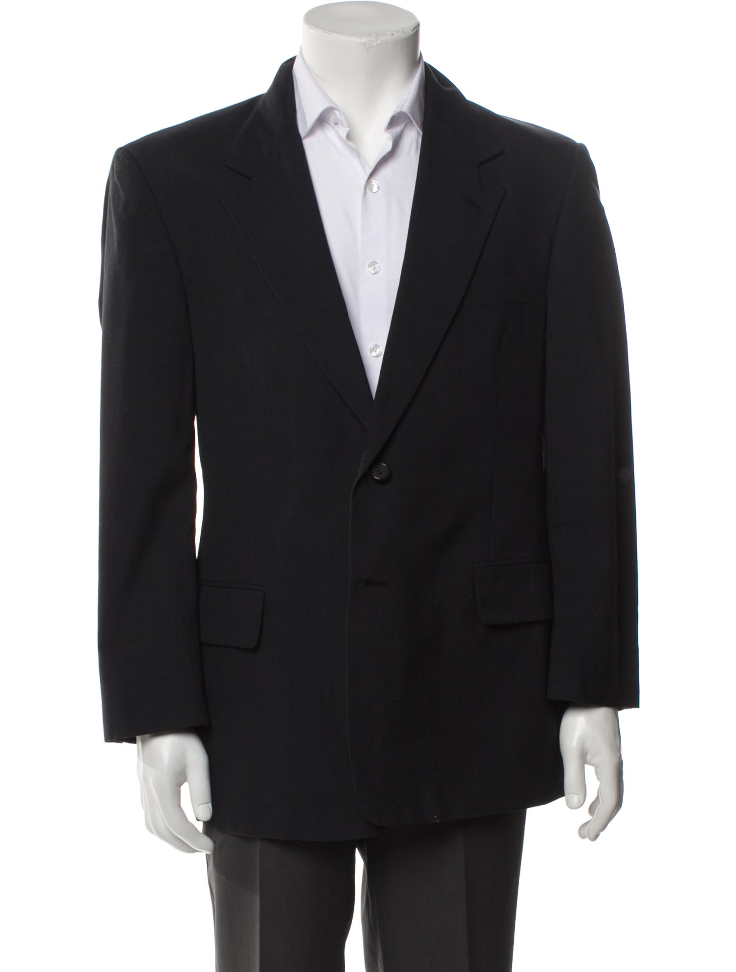 Yves Saint Laurent Wool Peacoat