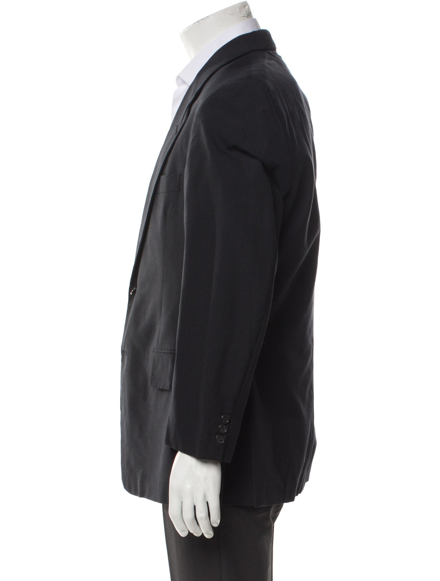 Yves Saint Laurent Wool Peacoat