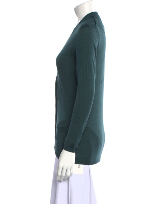 Yves Saint Laurent Virgin Wool V-Neck Sweater