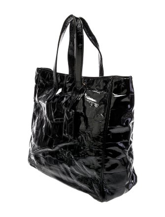 Yves Saint Laurent Patent Leather Weekender Bag