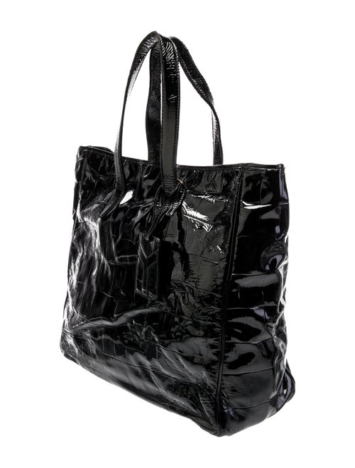 Yves Saint Laurent Patent Leather Weekender Bag