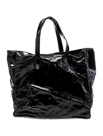 Yves Saint Laurent Patent Leather Weekender Bag