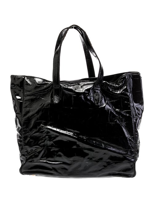 Yves Saint Laurent Patent Leather Weekender Bag