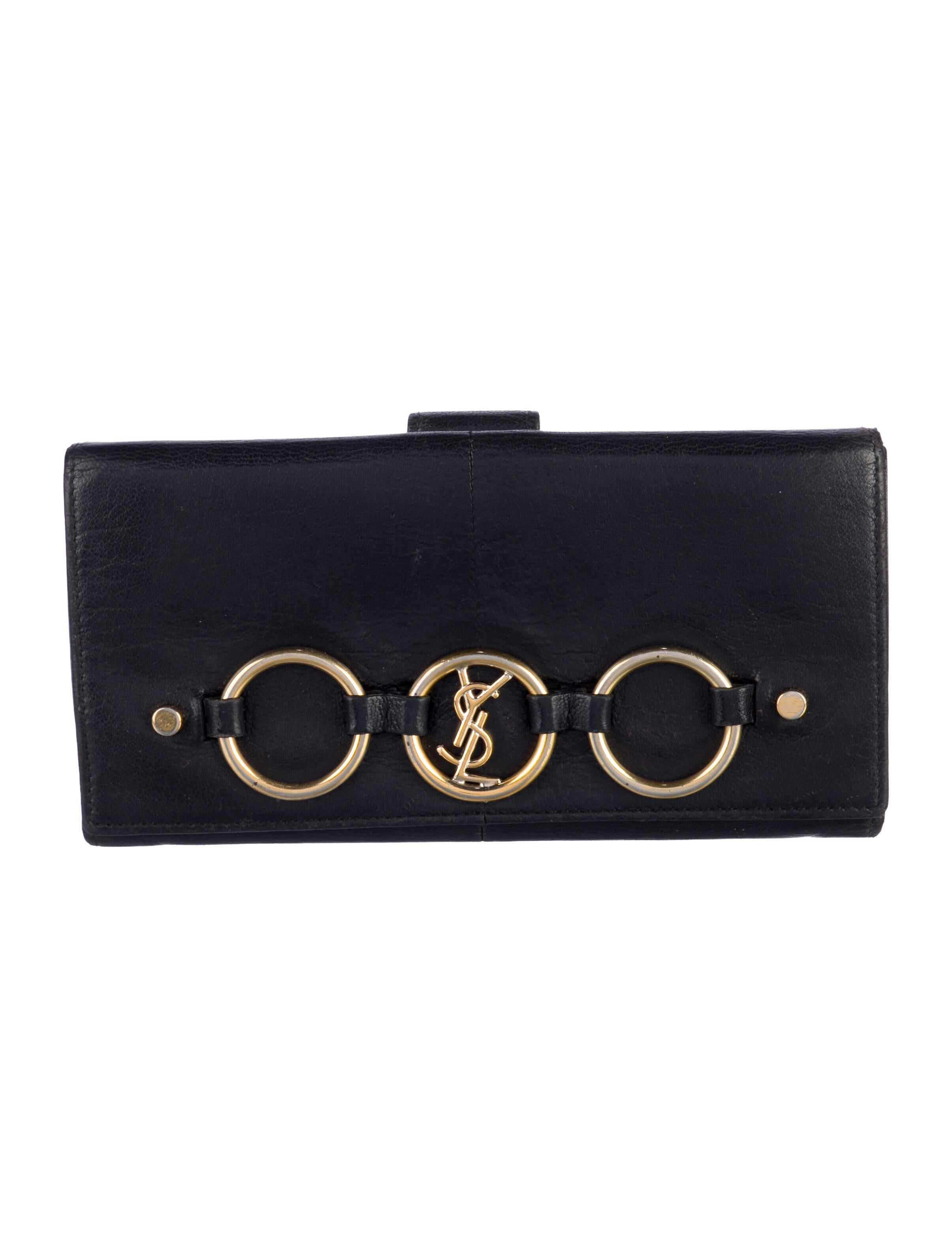 Yves Saint Laurent Vintage Leather Continental Wallet
