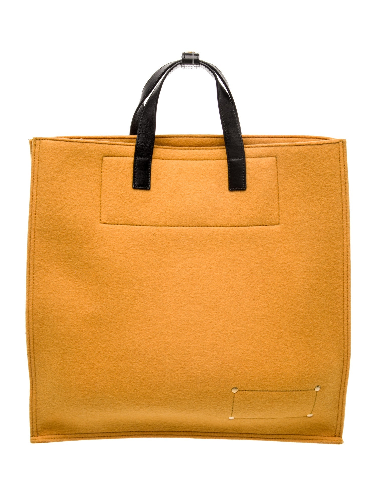 Yves Saint Laurent Rive Gauche Felt Tote