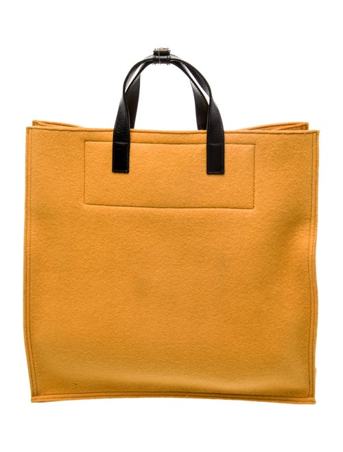 Yves Saint Laurent Rive Gauche Felt Tote