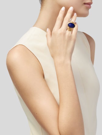Yves Saint Laurent Arty Glass Ring