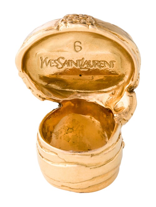 Yves Saint Laurent Arty Glass Ring