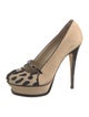 Yves Saint Laurent Canvas Printed Pumps