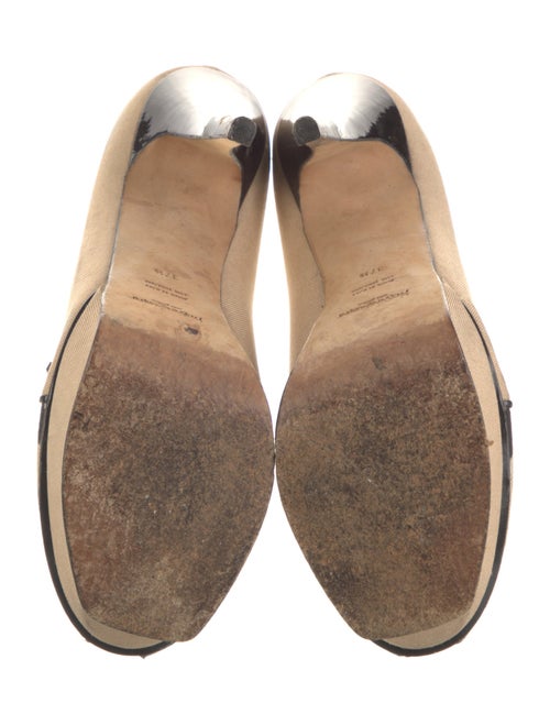 Yves Saint Laurent Canvas Printed Pumps