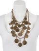 Yves Saint Laurent 1977 Gypsy Collection Coin Medallion Necklace