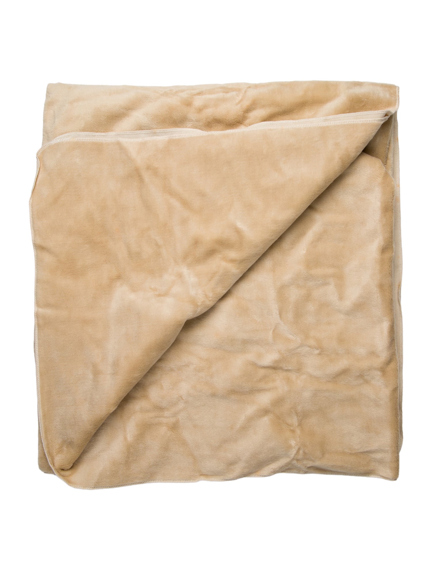 Yves Saint Laurent Vintage YSL Monogram Fleece Throw Blanket