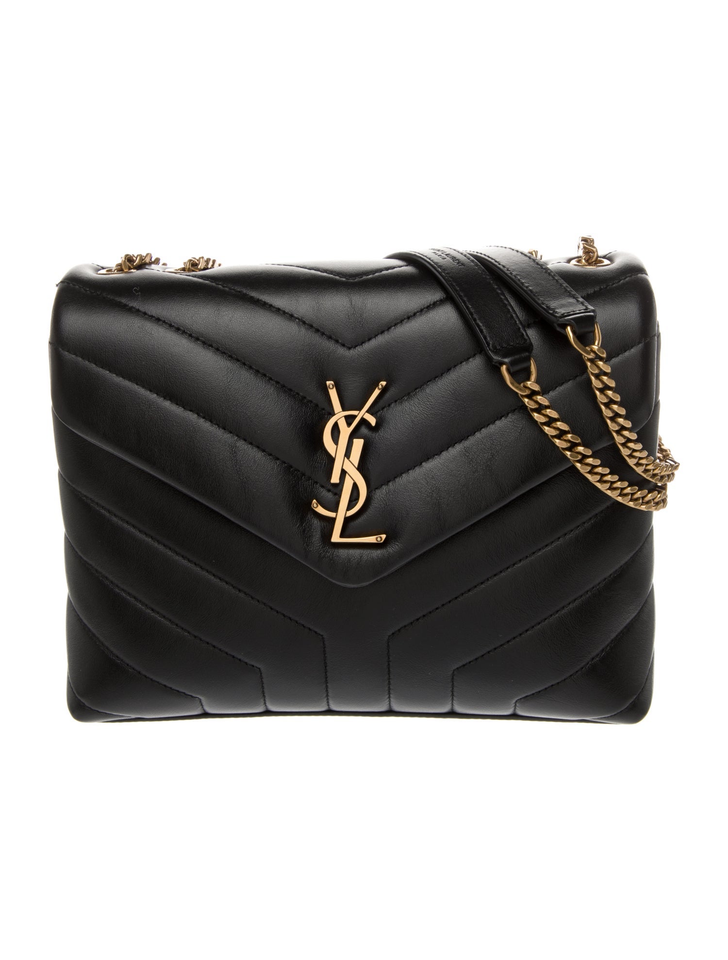 Saint Laurent Chevron Shoulder Bag